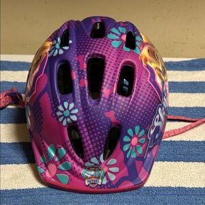 Paw Patrol Kids Helmet - Pink and Blue
